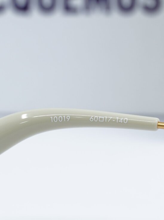 Jacquemus BAMBINO METAL JAC/68 C1 Cat Eye Sunglasses - Gold/Brown - Picture 6 of 12